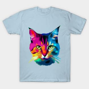 Colorful Cat ; animals T-Shirt